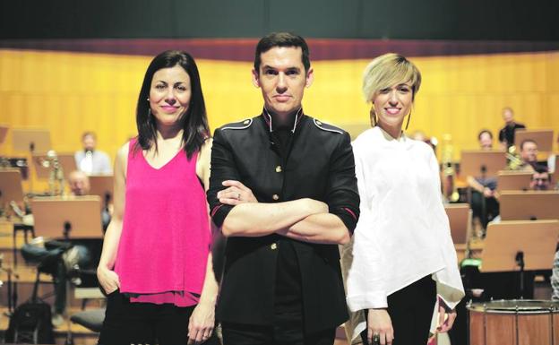 Virginia Martínez, Jorge Ruiz y Alicia Morote.