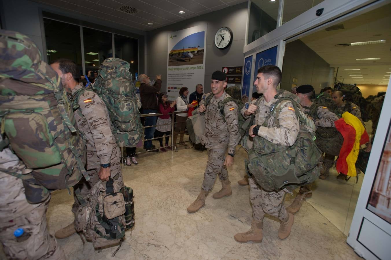 Un total de 150 militares de la Bripac regresan al cuartel de Javalí Nuevo tras formar desde mayo a las fuerzas malienses contra el terrorismo yihadista