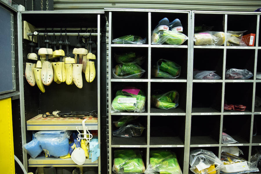 'La Verdad' acompaña a los artistas de la mítica compañía canadiense en una jornada de duro entrenamiento 'Ovo', la nueva apuesta del Circo del Sol, recalará en Murcia del 16 al 20 de enero