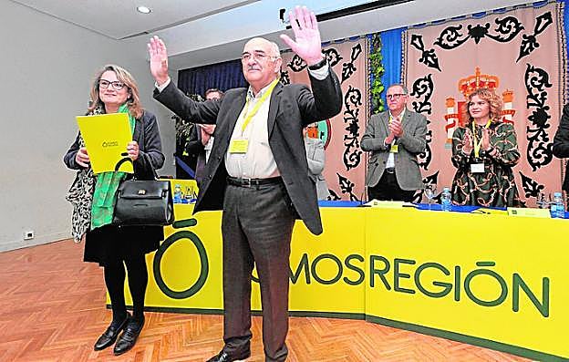 Rosario Segura y Alberto Garre, ayer, en Lorca. 