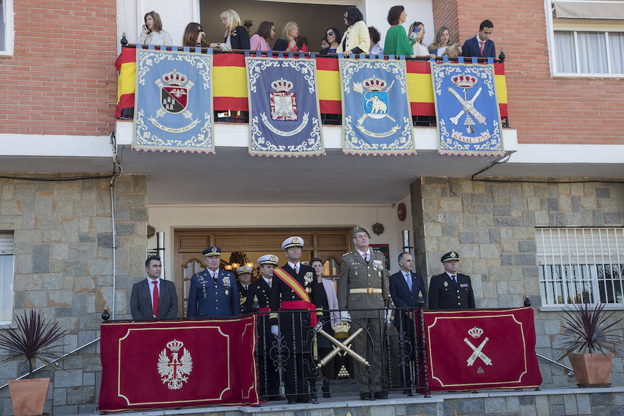 Acto militar organizado por el Regimiento de Artillería Antiaérea 73