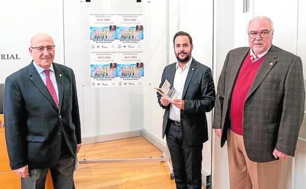 Nergoles, Martínez y Calvo, ayer, en la presentación. 