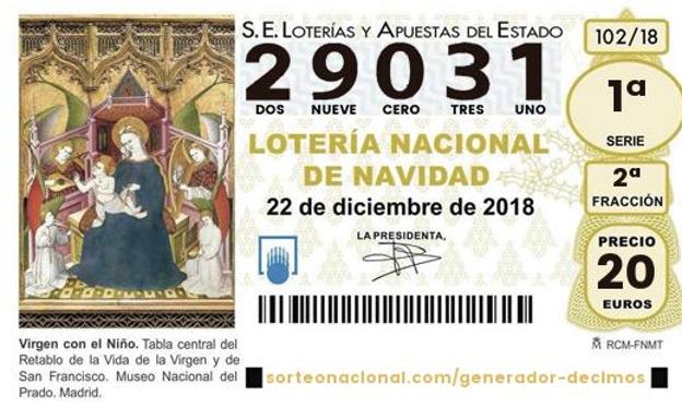 29031 es el cuarto quinto premio del Sorteo de Navidad