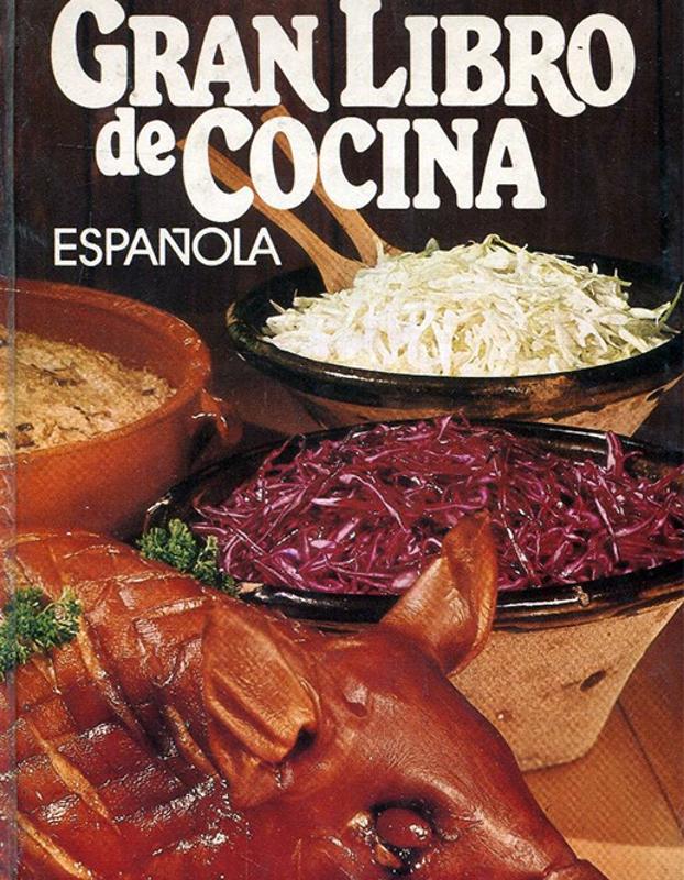 Portada del 'Gran libro de cocina española', 1978.