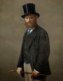 Imagen secundaria 2 - Grabado de la riada de Santa Teresa. | Inundaciones de Murcia de 1879, grabado obra de Juan Comba. | Retrato de Edouard Manet, obra de Henri Fantin-Latour conservado en el Art Institute Chicago.