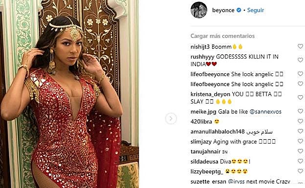 Imagen que Beyoncé ha colgado en su cuenta de Instagram. 