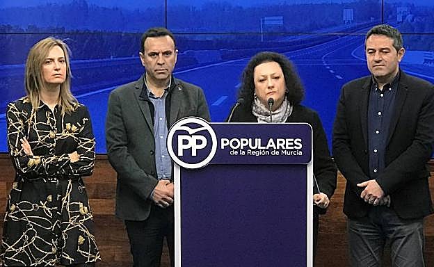 Comparecencia de Yolanda Muñoz, este viernes.