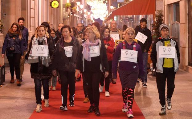 Protesta en Murcia.