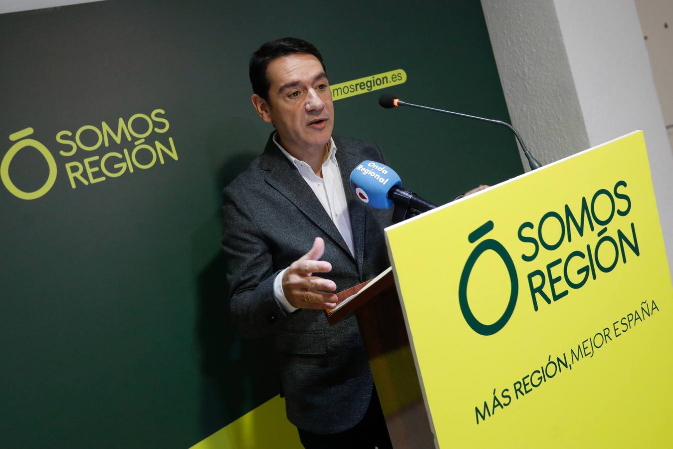 El secretario general de Somos Región, José Gabriel Ruiz.