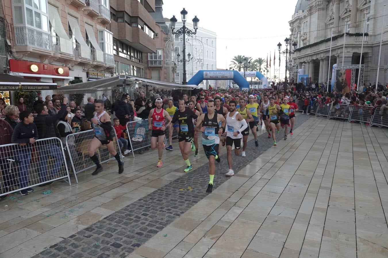 Más de 2.500 corredores convierten la San Silvestre de 2018 en la más concurrida de la historia, con triunfos de José Manuel Cortés y Sandra García Pagán