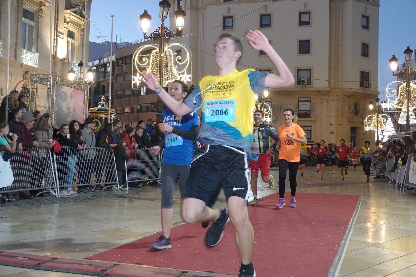 La San Silvestre de Cartagena 2018 reunió a 2.500 corredores.