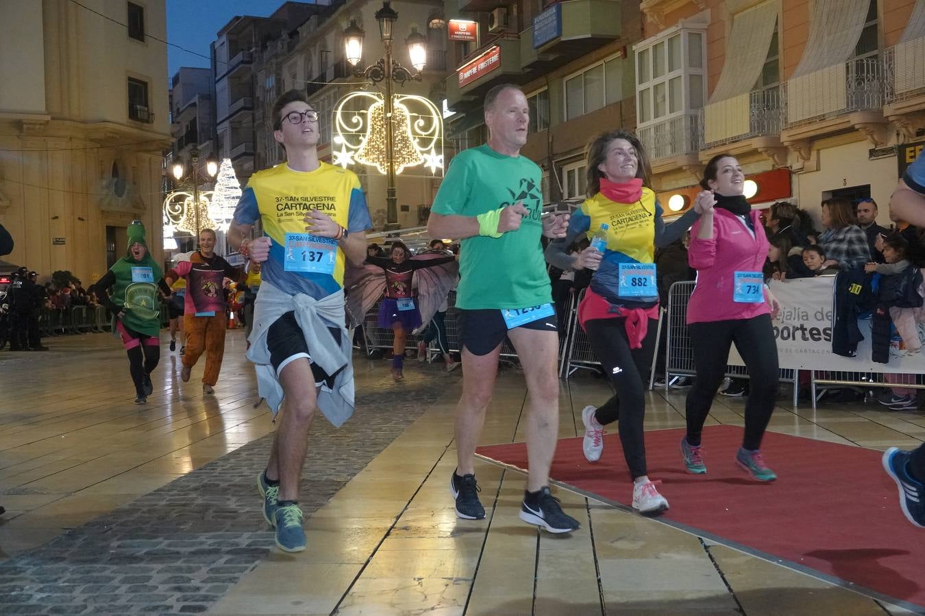 La San Silvestre de Cartagena 2018 reunió a 2.500 corredores.