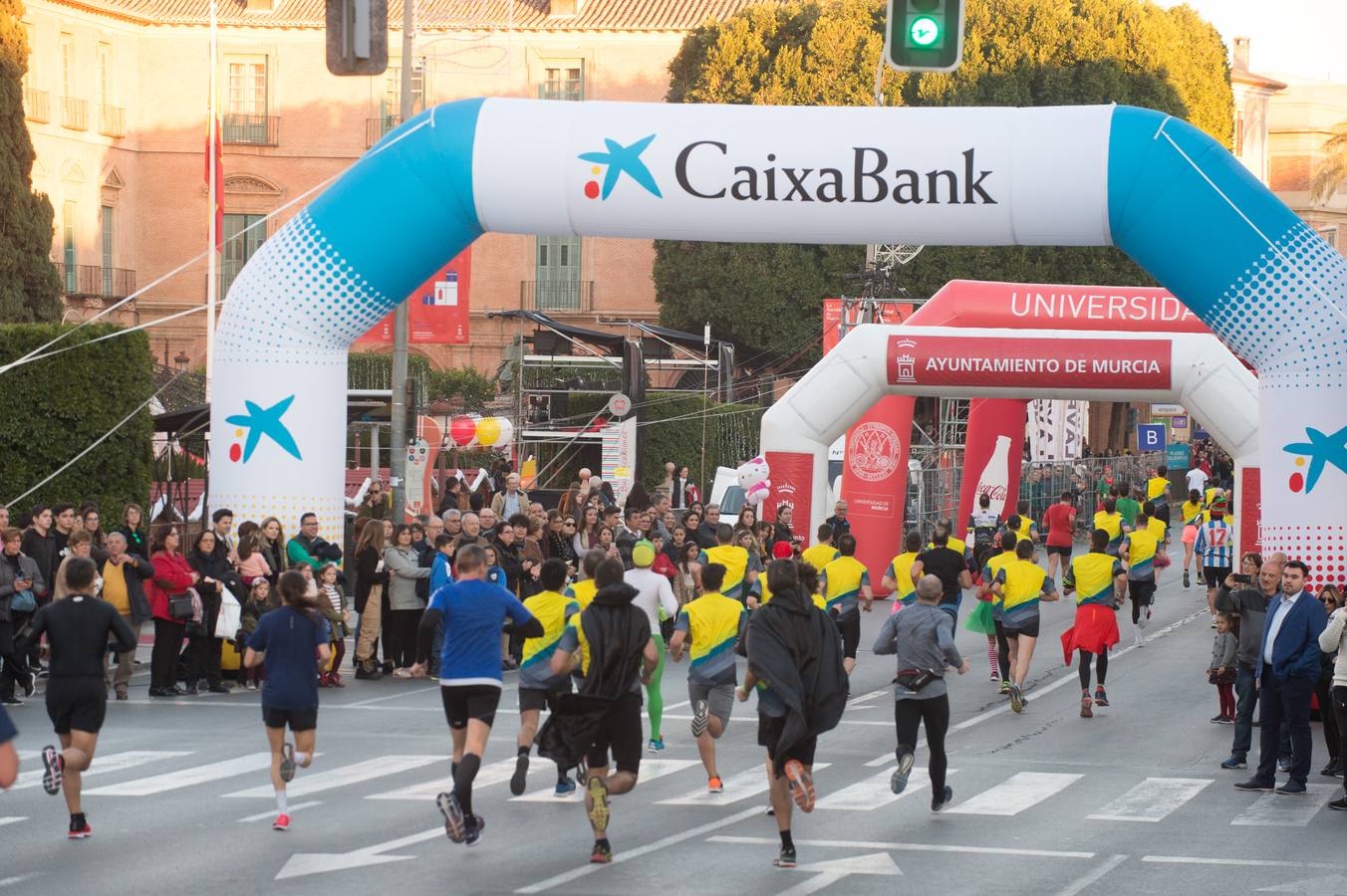 Sergio Fernández y Paloma Sánchez se imponen en la San Silvestre de Murcia