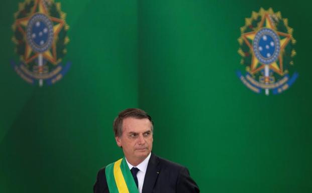 El nuevo presidente brasileño Jair Bolsonaro. 