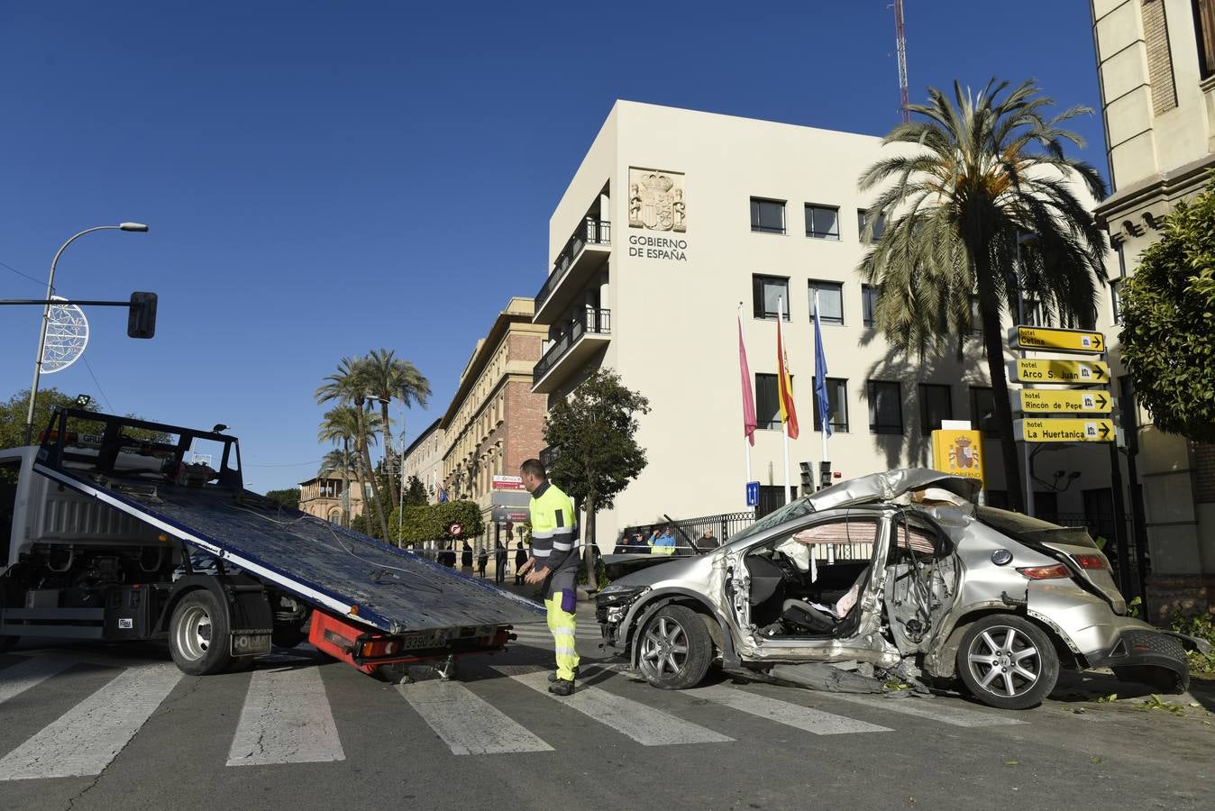 Los dos ocupantes del turismo siniestrado se encuentran en estado grave