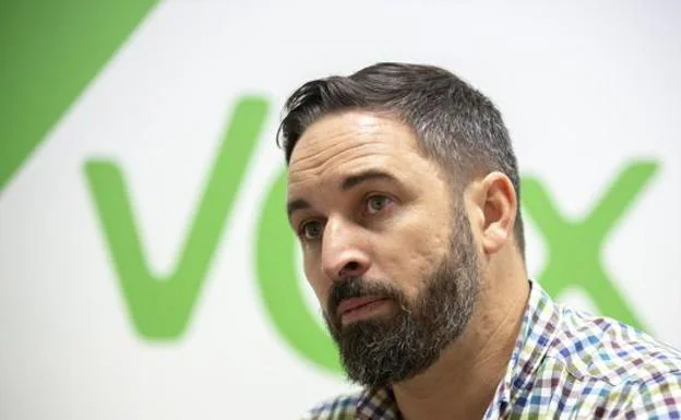 Santiago Abascal, líder de Vox. 