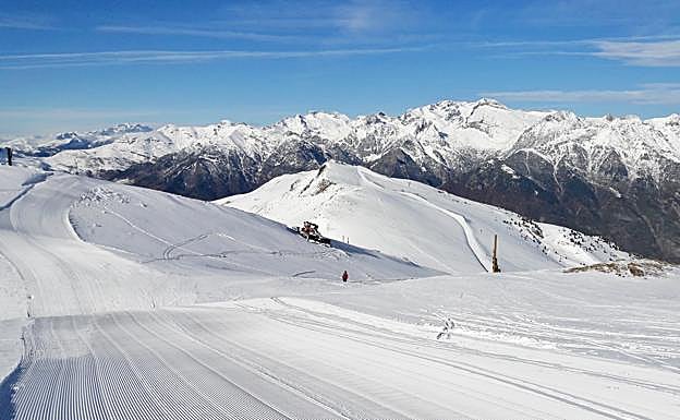 La estación de Cerler, en la apertura de esta temporada