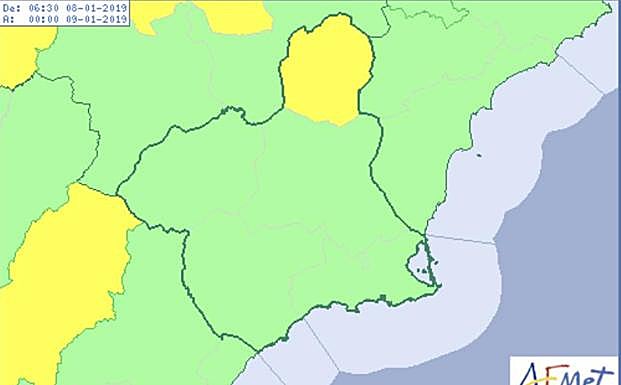 Aviso amarillo por heladas en el Altiplano.