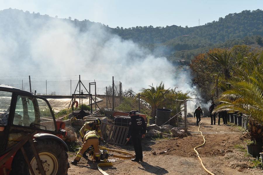 El fuego se produjo por la quema incontrolada de rastrojos en las instalaciones por parte de varios empleados.