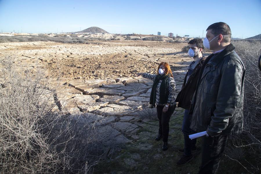 Así lo anunció Cartagena Sí Se Puede tras las labores del Gobierno regional y del Ayuntamiento en estos terrenos contaminados