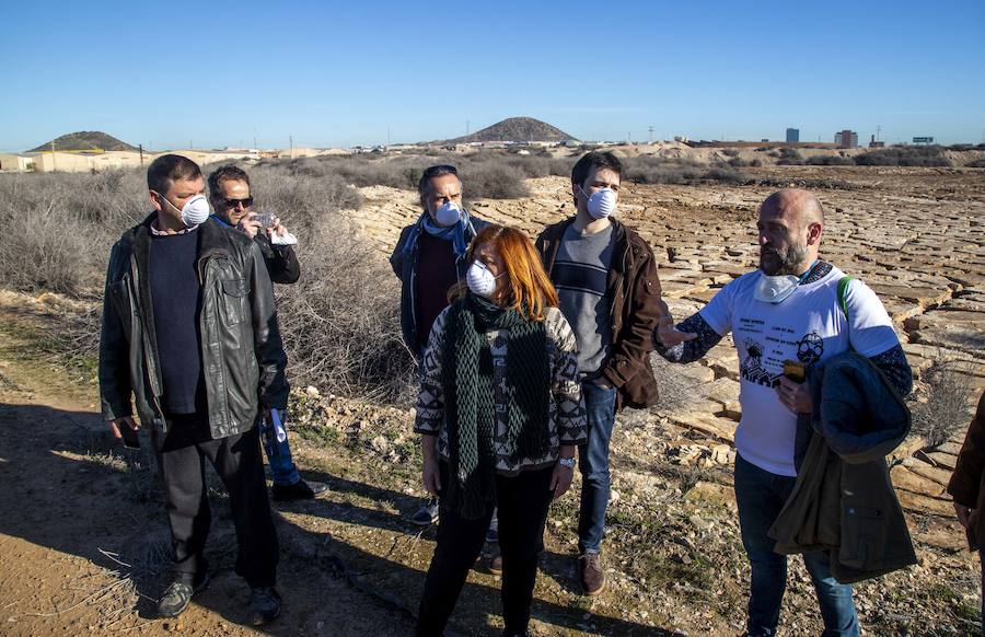 Así lo anunció Cartagena Sí Se Puede tras las labores del Gobierno regional y del Ayuntamiento en estos terrenos contaminados