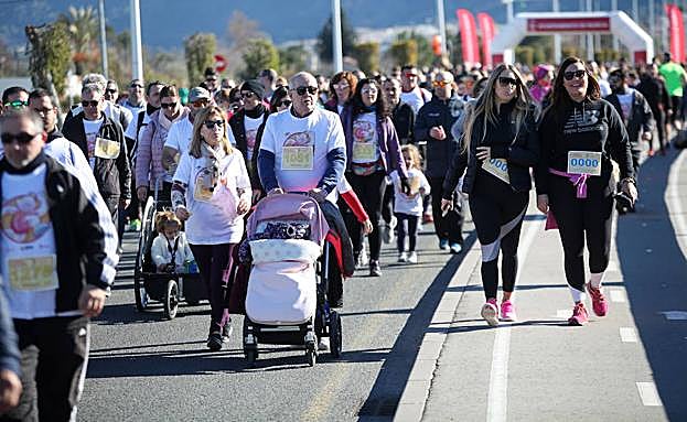 La modalidad de senderistas de la prueba.