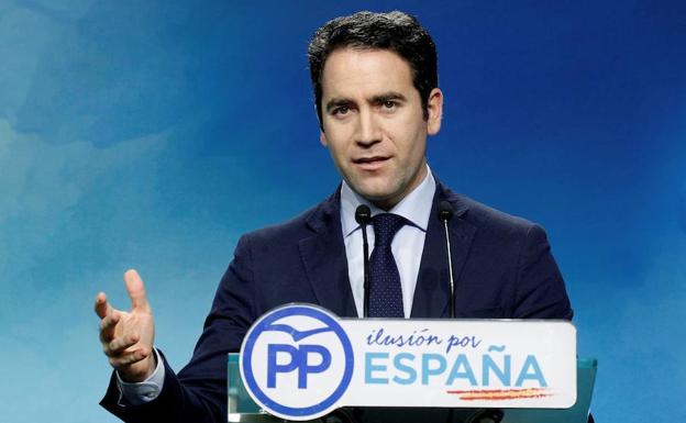 El secretario general del Partido Popular, Teodoro García, en una fotografía de archivo.