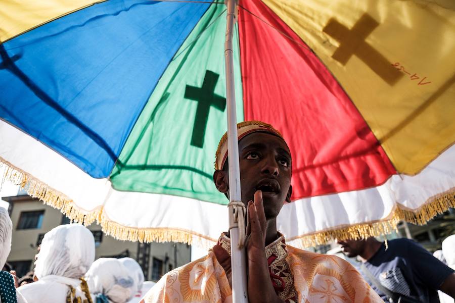 Timkat es el festival cristiano ortodoxo etíope que celebra el bautismo de Jesús en el río Jordán.