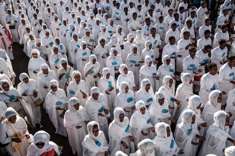 Timkat es el festival cristiano ortodoxo etíope que celebra el bautismo de Jesús en el río Jordán.