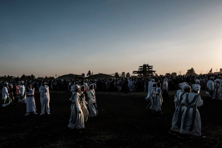 Timkat es el festival cristiano ortodoxo etíope que celebra el bautismo de Jesús en el río Jordán.