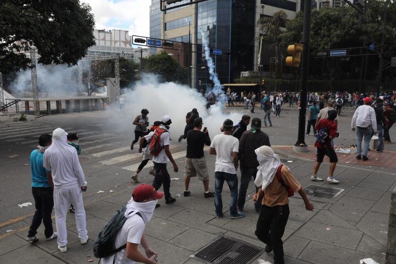 Fotos: Enfrentamientos en Venezuela tras la autoproclamación de Juan Guaidó