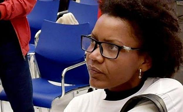 Ana Julia Quezada, en uno de los actos que se organizó en plena búsqueda de Gabriel.