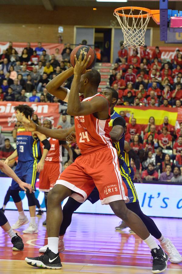 El conjunto universitario no levanta cabeza ante el conjunto entrenado por Ibon Navarro, predecesor en el banquillo murciano de Javi Juárez