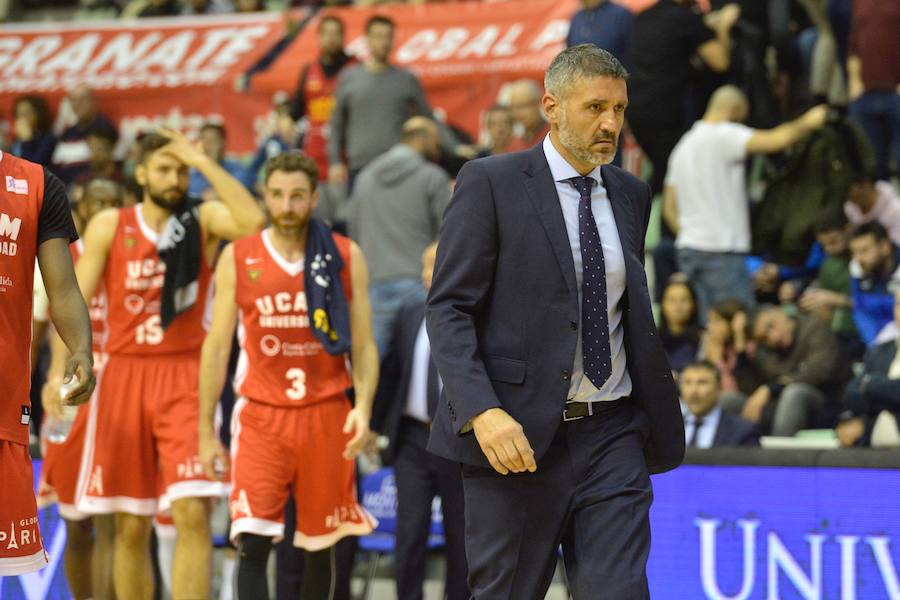 El conjunto universitario no levanta cabeza ante el conjunto entrenado por Ibon Navarro, predecesor en el banquillo murciano de Javi Juárez