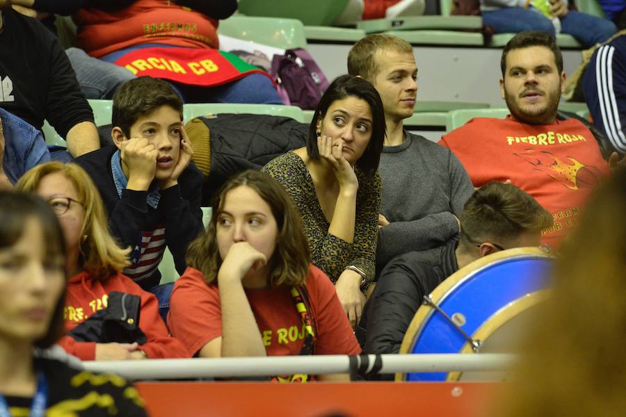 El conjunto universitario no levanta cabeza ante el conjunto entrenado por Ibon Navarro, predecesor en el banquillo murciano de Javi Juárez