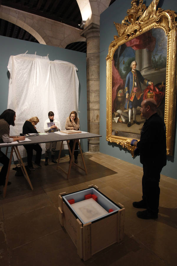 El Palacio Almudí y la sala Verónicas de Murcia acogen a partir del martes la exposición 'Floridablanca. La sombra del rey' con más de trescientas obras