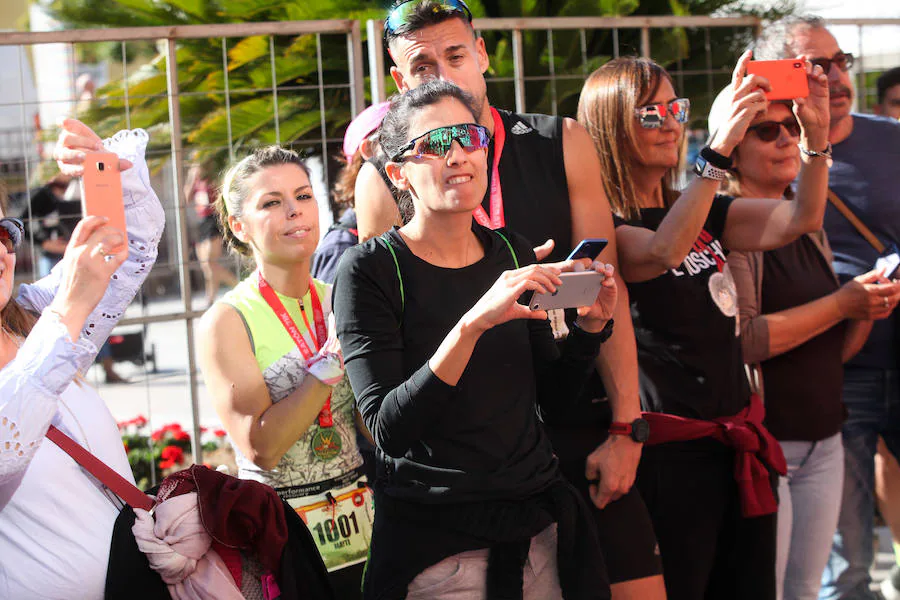 José Antonio Meroño, Andrés Mico y Juan Luis Mata, son los tres primeros clasificados en el Maratón.