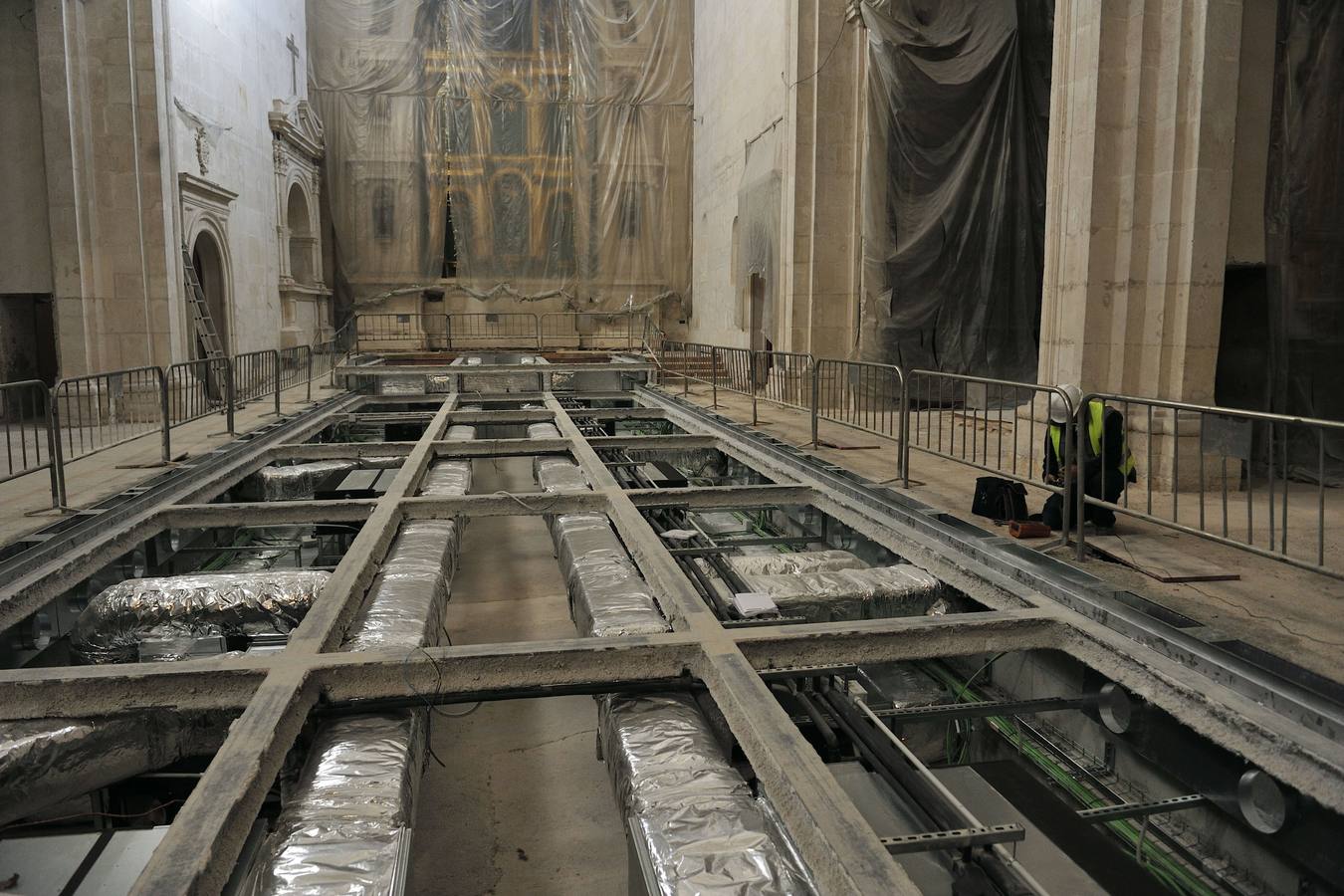 El impulso definitivo a la restauración de la iglesia renacentista, Monumento Nacional desde 1931, permitirá antes del verano disponer de un gran espacio polivalente que podrá ser utilizado, además de como sala de exposiciones, para conciertos, congresos y actos de representación.