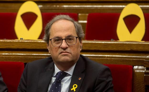 El presidente de la Generalitat, Quim Torra. 