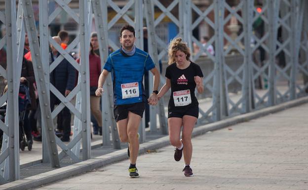 Dos corredores durante la prueba.