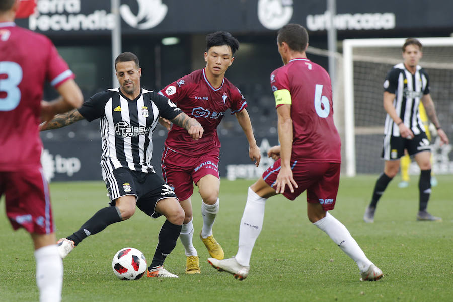 El mediocentro del filial, Mauro, le dio la victoria al FC Cartagena con un gol en su debut con el primer equipo.