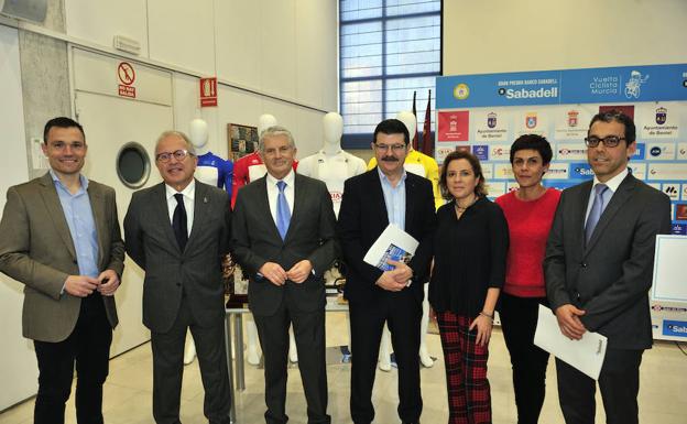 Presentación de la Vuelta Ciclista a la Región de Murcia.