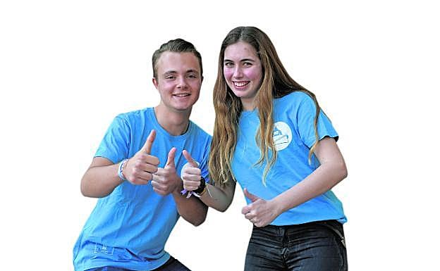 Baltasar Abellán y Berta Ponce. 