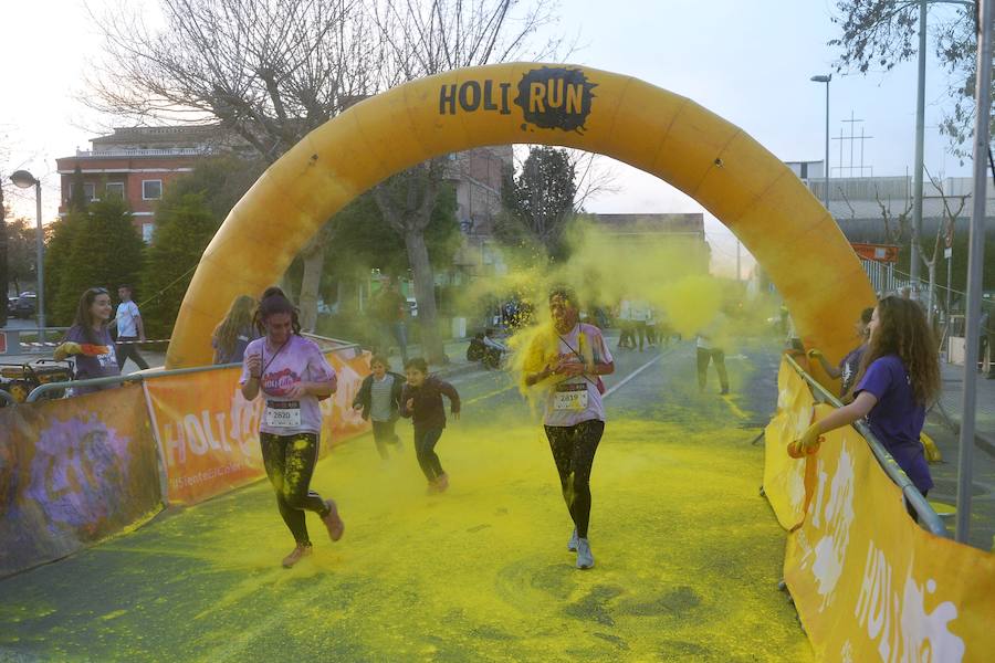 5 kilómetros de polvo de colores en el Cabezo