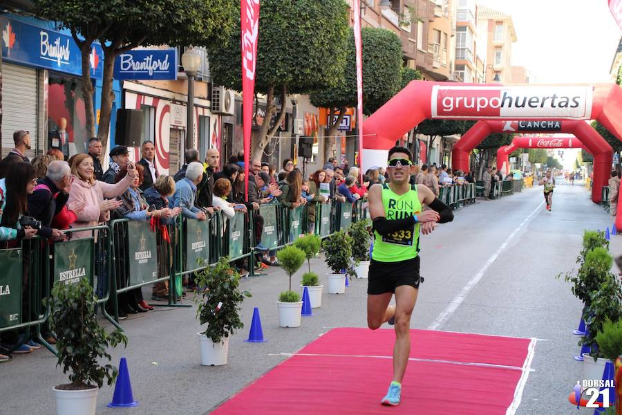 Alejandro Roldán y Ana Vanesa Ruiz vencen en Alcantarilla. El atleta del Virus Trail Running completó los 14 kilómetros en 47,36 minutos, por los 58,31 para la corredora del C.A. Puertas Lorca