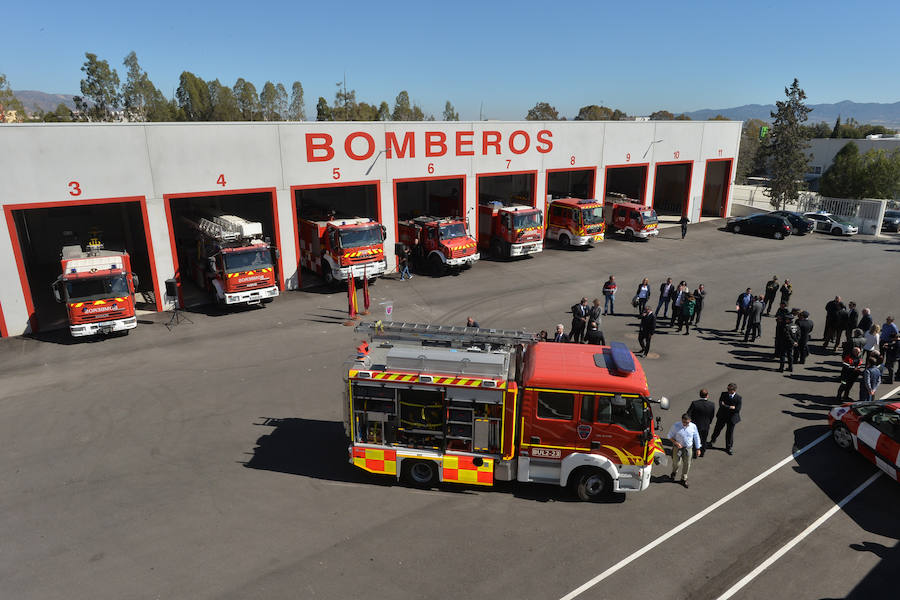 El consejero de Presidencia, Pedro Rivera, ha inaugurado las instalaciones del Consorcio de Extinción de Incendios y Salvamento (CEIS) en las que se han invertido 1,3 millones