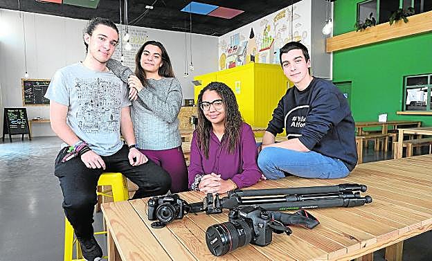 Pedro José Romero, Marta Flor Cremades, Clarisel Köppel y Javier Martínez. 