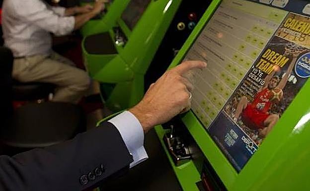 Una máquina de apuestas. 