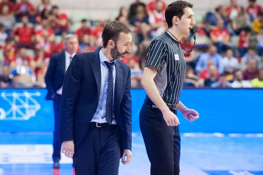 Los de Sito Alonso gana al campeón de la Copa del Rey por un punto en el Palacio de los Deportes