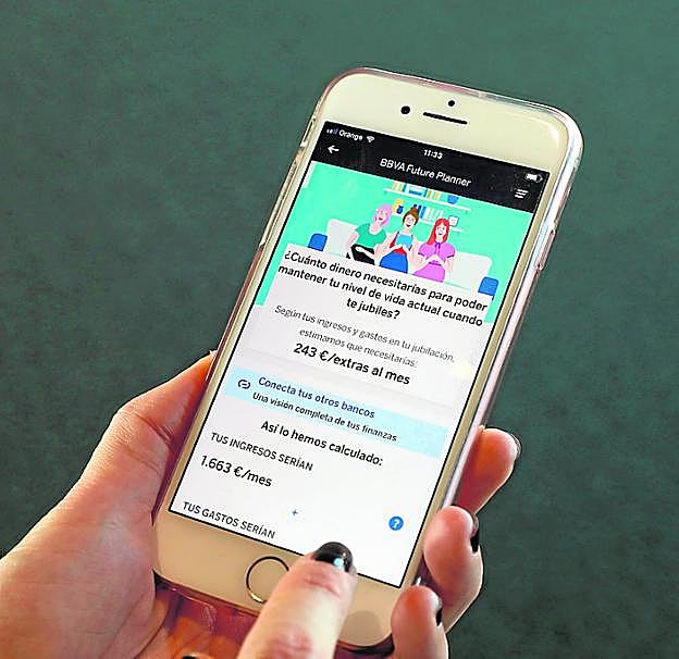 La herramienta está disponible en la posición global de la app y la web de la entidad. BBVA
